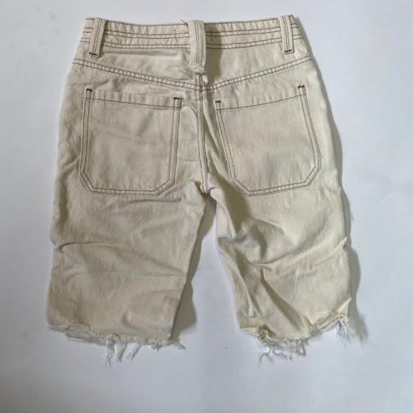 NWT FREE PEOPLE Rebel Rouser Cut Off Shorts - Picture 10 of 12